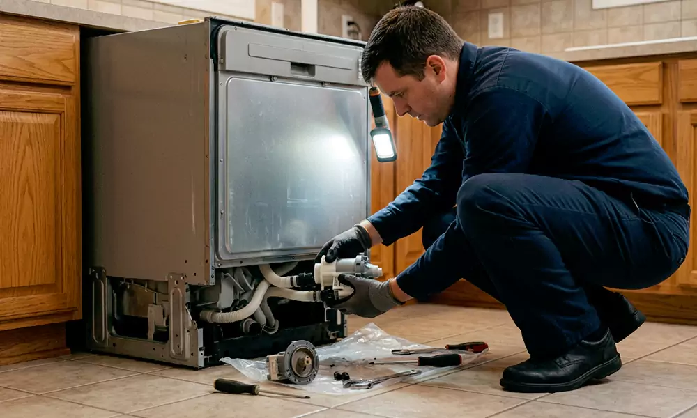Dishwasher Pump Replacement in Cranston, RI